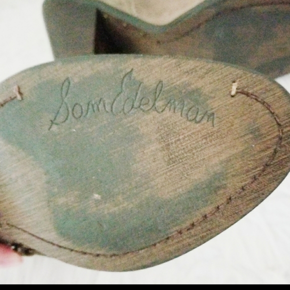 RARE FOLDABLE New Sam Edelman "Louie" Distressed Suede Booties - Picture 9 of 11